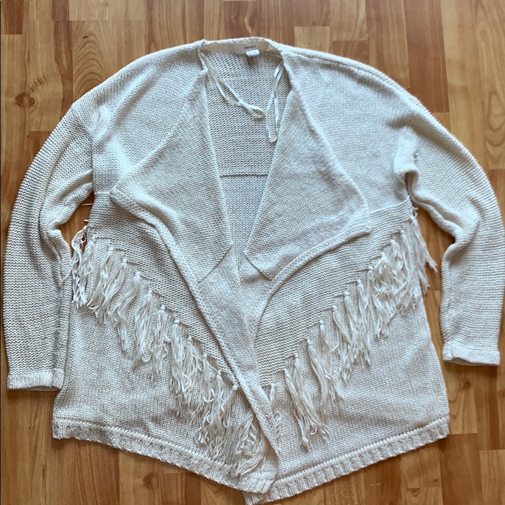 Forever 21 Fringe Cartigan